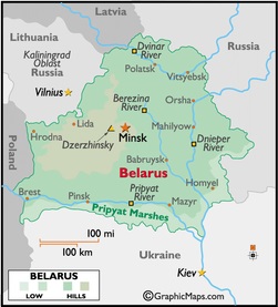Belarus on map!